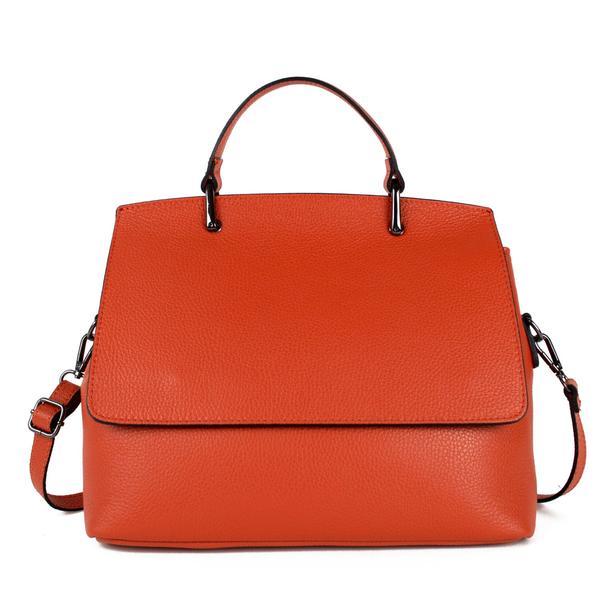 Geanta dama priscilla gt1159, piele naturala, papaya