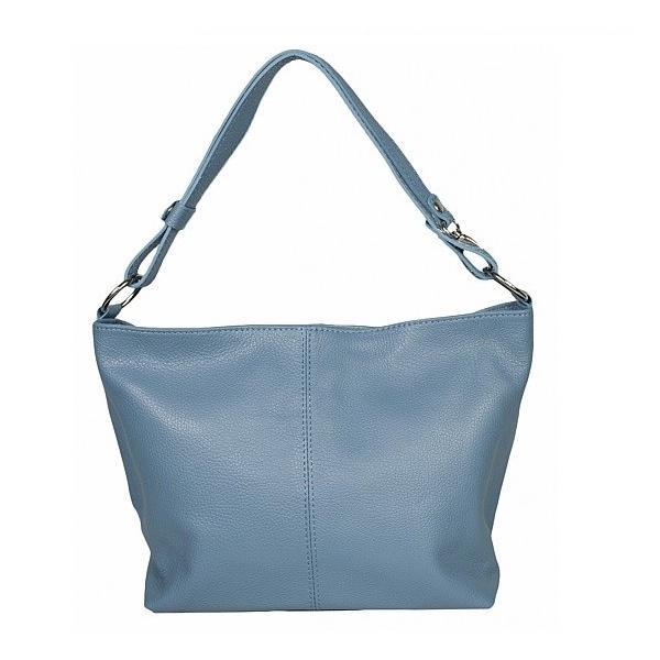 Geanta dama lorella gt1151, piele naturala, model albastru