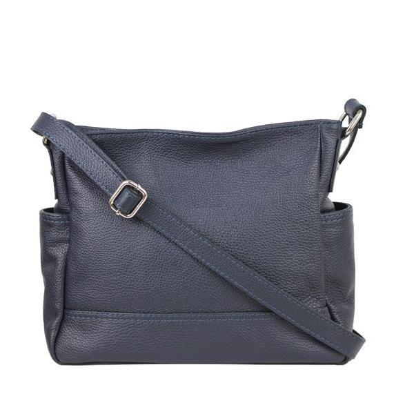 Geanta dama sherry gt1020, piele naturala, albastru inchis