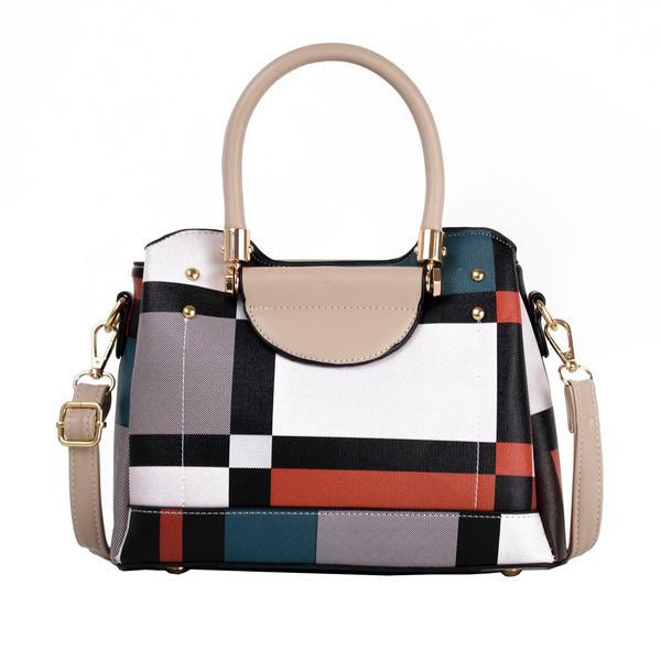 Geanta dama aliza gt1014, model multicolor - crem