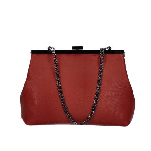Geanta ocazie dama ruby gt923, piele naturala, rosie