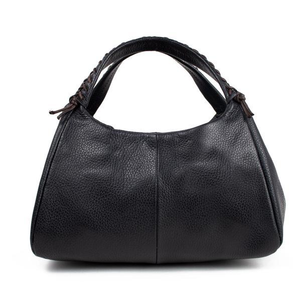 Geanta dama willow gt912, piele naturala, model negru