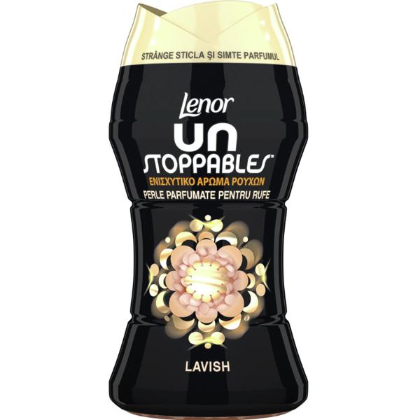Perle parfumate pentru rufe aroma intensa - lenor unstoppables lavish, 140 g