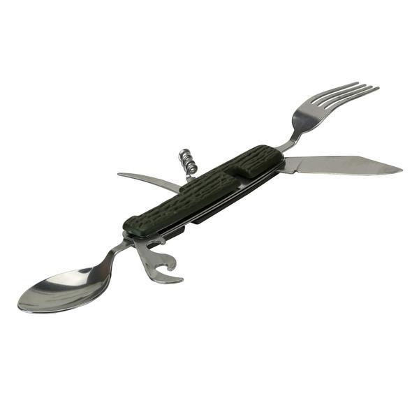 Briceag Camperman multifunctional, 6 functii, husa neagra
