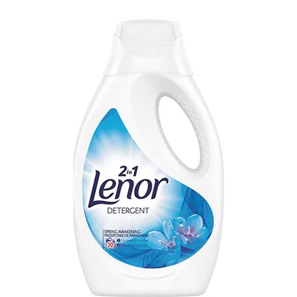Detergent lichid automat prospetime de primavara - lenor 2 in 1 detergent spring awakening, 1100 ml