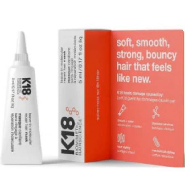 Masca de par pentru reparare k18 leave-in professional molecular repair hair mask 5 ml
