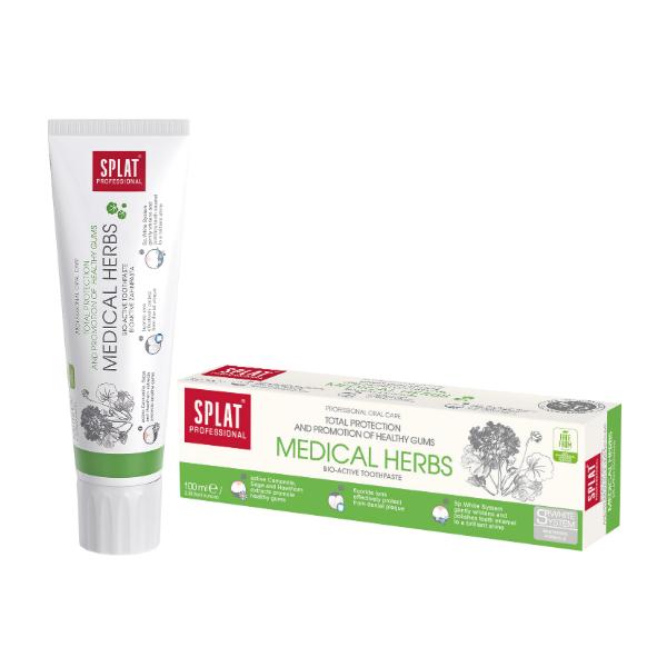 Pasta de dinti pentru protectie totala si gingii sanatoase - splat professional medical herbs total protection and promotion of healthy gums, 100ml