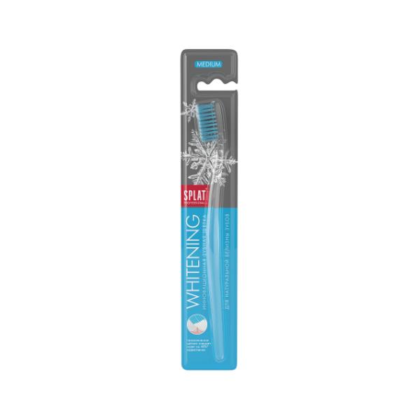 Periuta de dinti pentru albire - splat professional whitening medium, diverse culori, 1 buc