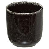 Cana din ceramica, neagra, 100ml