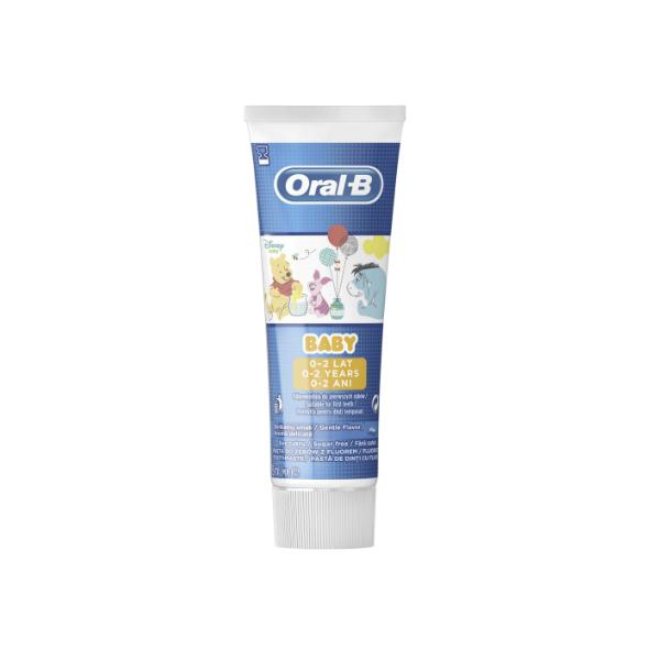 Pasta de dinti cu fluor pentru copii 0-2 ani winnie the pooh - oral-b baby fluoride toothpaste winnie the pooh 0-2 years, 75ml
