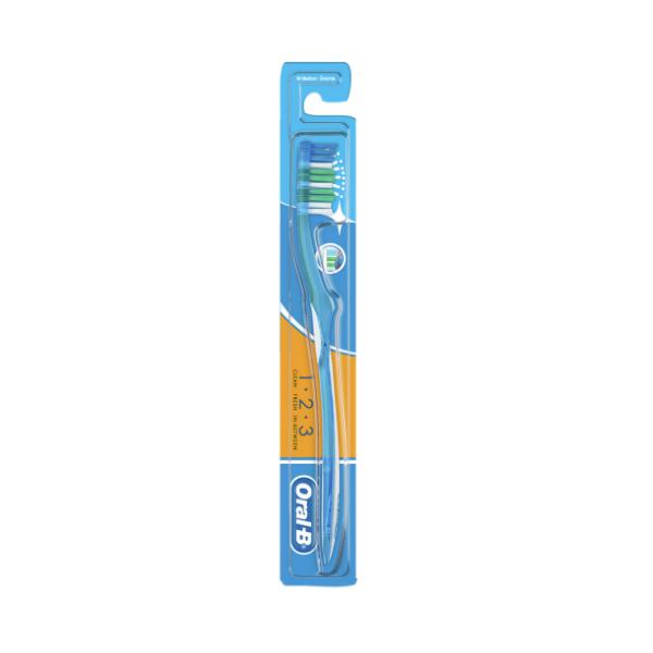 Periua de dinti - oral-b shiny clean 40 medium, 1 buc