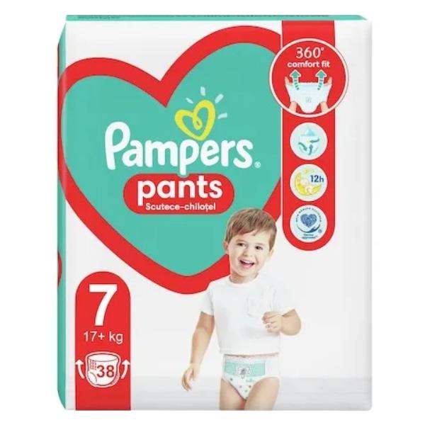 Scutece-Chilotel – Pampers Pants Active Baby, marimea 7 (17+ kg), 38 buc