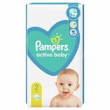 Scutece pentru Bebelusi - Pampers Active Baby, marimea 2 (4-8 kg), 64 buc