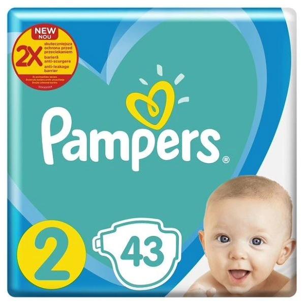 Scutece pentru Bebelusi - Pampers Active Baby, marimea 2 (4-8 kg), 43 buc