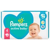 Scutece pentru Bebelusi - Pampers Active Baby, marimea 4 (9-14 kg), 49 buc