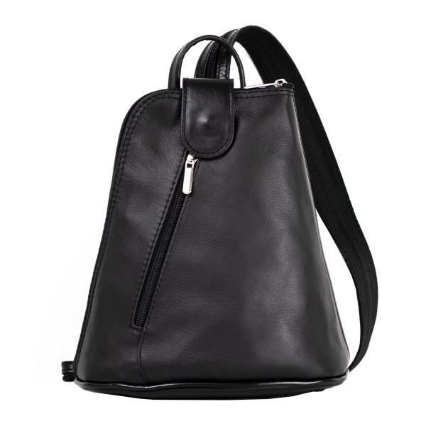 Rucsac dama algisa gt712, piele naturala, negru