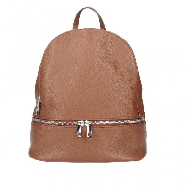 Rucsac dama zaira gt612, piele naturala, maro