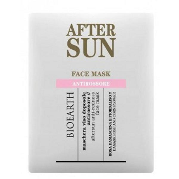 Masca Servetel Antiroseata dupa Expunerea la Soare - Bioearth After Sun Face Mask Antirossore, 1 buc