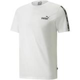 Tricou barbati Puma Essentials Tape 84738202, L, Alb