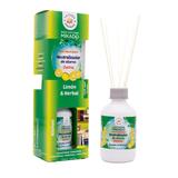 Odorizant de Bucatarie cu Betisoare Limon & Herbal pentru Neutralizarea Mirosurilor Mikado, 100 ml