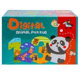 Puzzle din lemn, Cifre, 7Toys