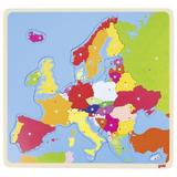 Puzzle din lemn Harta Europei, 7Toys