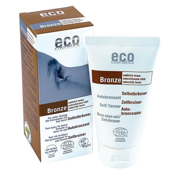 Fluid autobronzant bio pentru fata si corp cu rodie si extract de goji, Eco Cosmetics, 75ml esteto