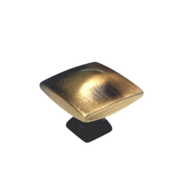 Buton bronz antichizat gao pentru mobilier 30x30 mm
