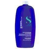 Sampon pentru Neutralizarea Tonurilor de Portocaliu pentru Par Brunet si Castaniu - Alfaparf Milano Semi di Lino Intense Anti-Orange Low Shampoo, 1000 ml