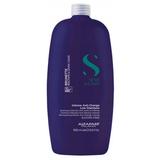 Sampon pentru Neutralizarea Tonurilor de Portocaliu pentru Par Brunet si Castaniu - Alfaparf Milano Semi di Lino Intense Anti-Orange Low Shampoo, 1000 ml