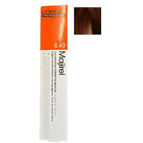 Vopsea permanenta - l'oreal professionnel majirel ionene g incell, nuanta 6.40 blond fonce cuivre intense