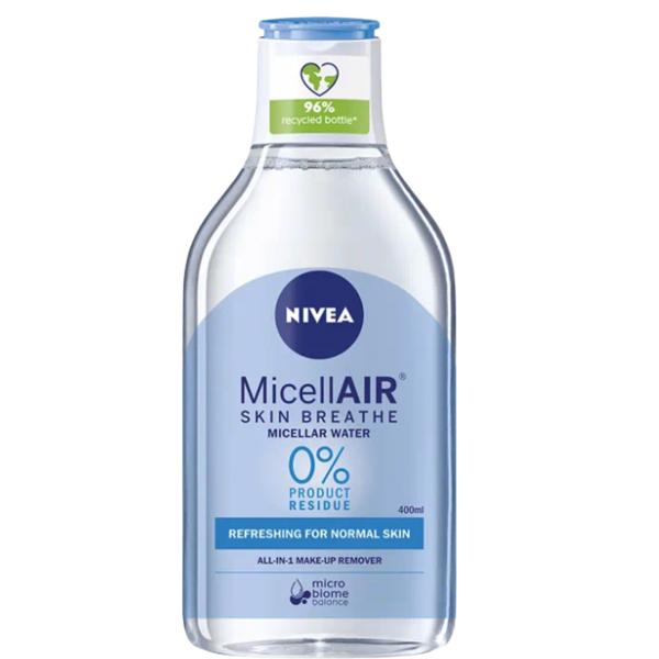 Apa Micelara pentru Ten Normal – Nivea MicellAIR Skin Breathe Micellar Water Refreshin for Normal Skin, 400 ml 400 imagine 2022
