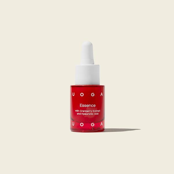 Esenta naturala pentru fata bio, vegana cu extract de merisoare si acid hialuronic, Uoga Uoga, 15ml 15ML