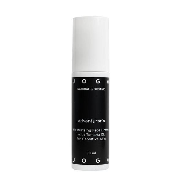 Crema de fata hidratanta naturala, vegana, cu ulei de migdale si aloe vera pentru pielea normala pana la uscata, Adventurer, Uoga Uoga, 30ml esteto.ro imagine noua