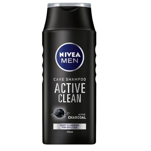Sampon Pentru Barbati – Nivea Men Care Shampoo Active Clean, 250 ml 250 imagine 2022