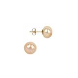 Cercei Aur de 14k cu Perle Naturale Roz Prafuit - Cadouri si Perle