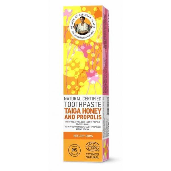 Pasta De Dinti Gingii Sanatoase Taiga Honey And Propolis Rba 85G