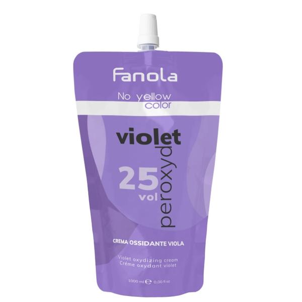 Crema Oxidanta cu Peroxid vol 25 + Pigment Violet – Fanola No Yellow Color Violet Peroxyd 25 vol Crema Ossidante Viola, 1000 ml 1000 fashion, style, rochii,adidasi, genti, reduceri, soldare, sale, designer, designers, moda, vintage, haine, clothes, cool, imbracaminte, accesorii