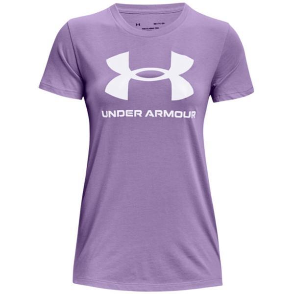 Tricou femei under armour sportstyle graphic 1356305-566, s, mov