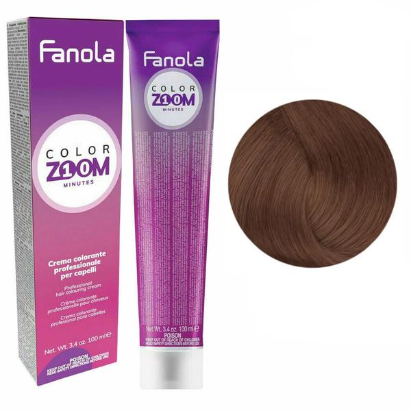 Vopsea Crema Permanenta – Fanola Color Zoom 10 Minutes, nuanta 5.4 Light Chestnut Copper, 100 ml 100