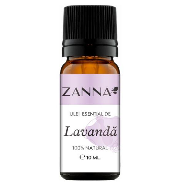 Ulei Esential de Lavanda 100% Natural Zanna, 10 ml