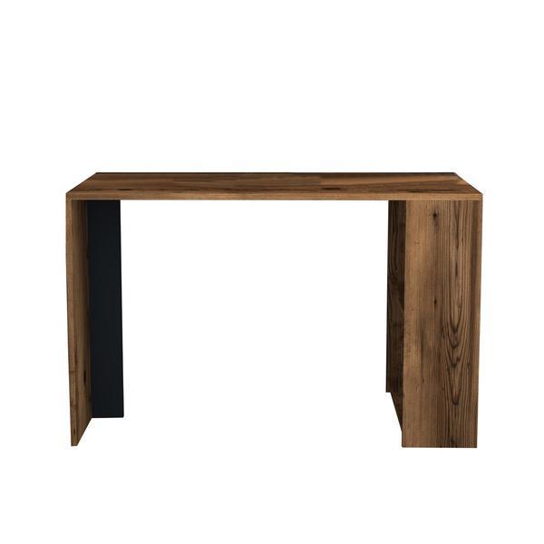 Birou variant lima, 120 x 60 x 75 cm, nuc-antracit
