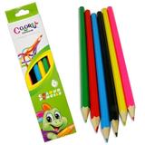 Creioane colorate, creioane pentru copii, 6buc/P, 17,5 cm, +4 ani