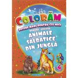 Coloram Desene Mari Pentru Cei Mici: Animale Salbatice Din Jungla