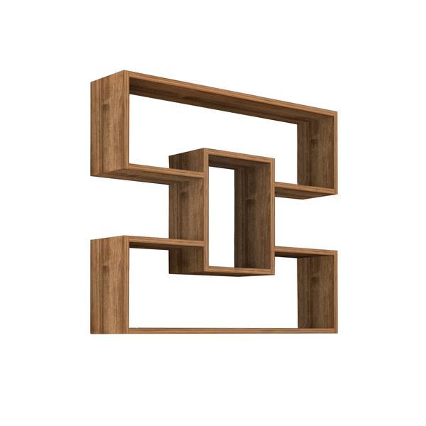 Raft de perete plane, 90 x 80.4 x 22 cm, nuc