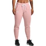 Pantaloni femei Under Armour Rival Fleece 1356416-676, XL, Roz