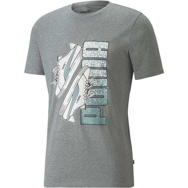Tricou barbati puma graphic 84856703, s, gri