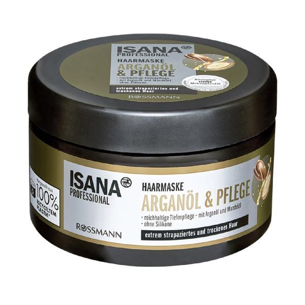 Masca de par și îngrijire cu ulei de argan, pentru păr uscat, Isana Professional, 250 ml îngrijire imagine 2022