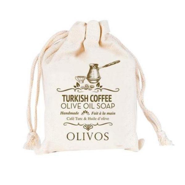 Sapun organic Turkish Coffee cu ulei de masline si pudra de cafea, Olivos, Turcia, 150g esteto