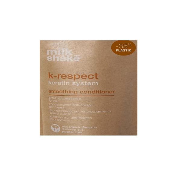 Balsam pentru par anti-frizz Milk Shake K-Respect Keratin System Smoothing, 10ml